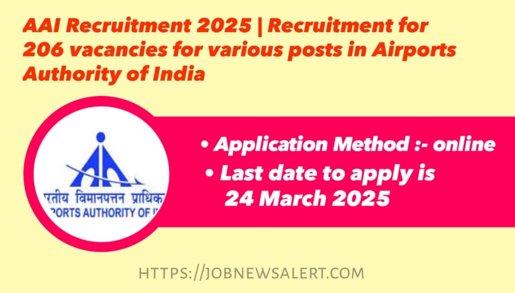 AAI Recruitment 2025