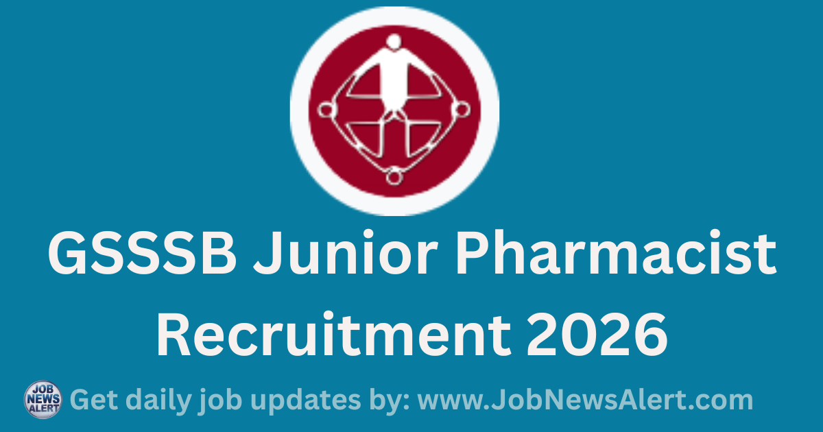 GSSSB Junior Pharmacist