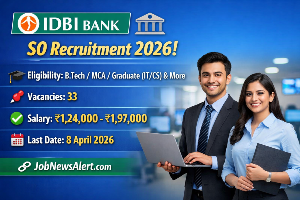IDBI Bank So Recruitment 2026