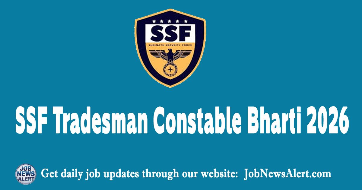 SSF Tradesman bharti 2026