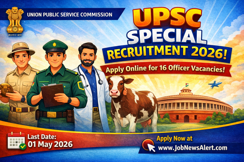 UPSC Special Recruitment 2026